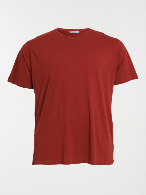 Tee-shirt rougie grande taille homme