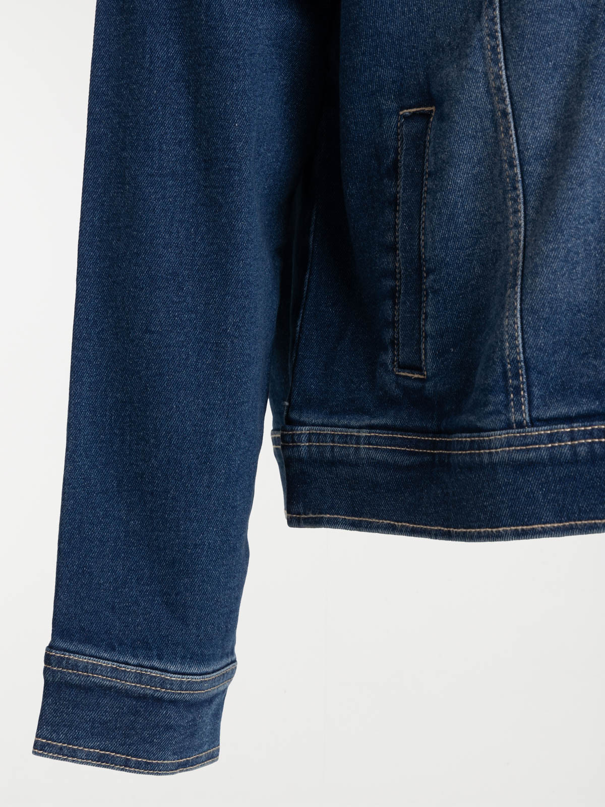 Veste denim stone grande taille femme