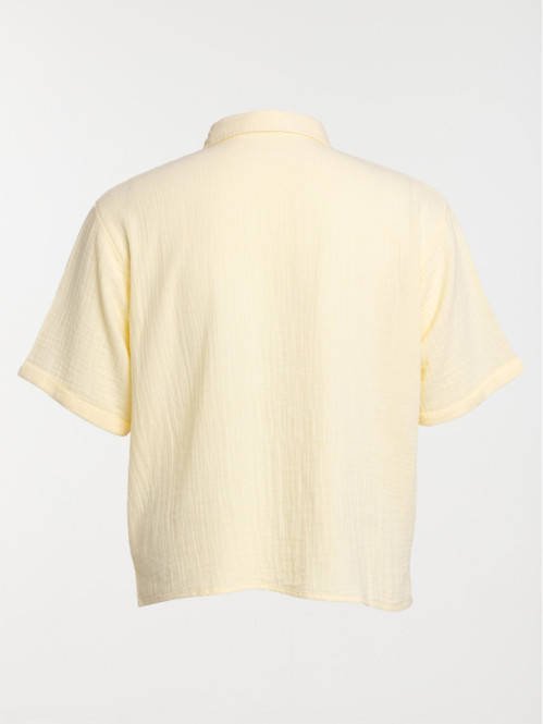 Chemise jaune grande taille...