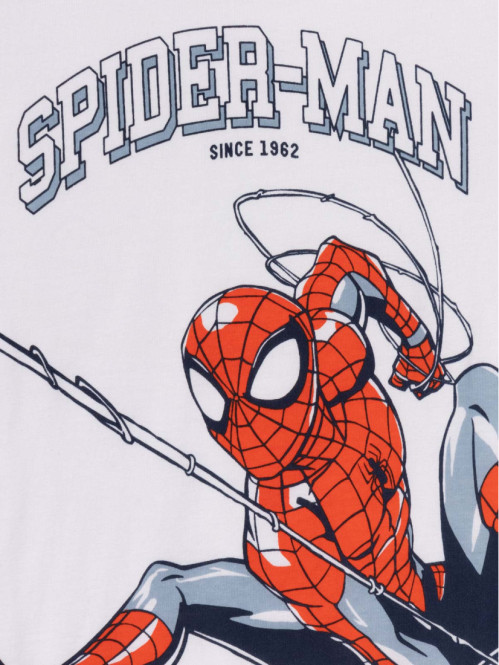 T-shirt Spiderman garçon blanc (3-12A)