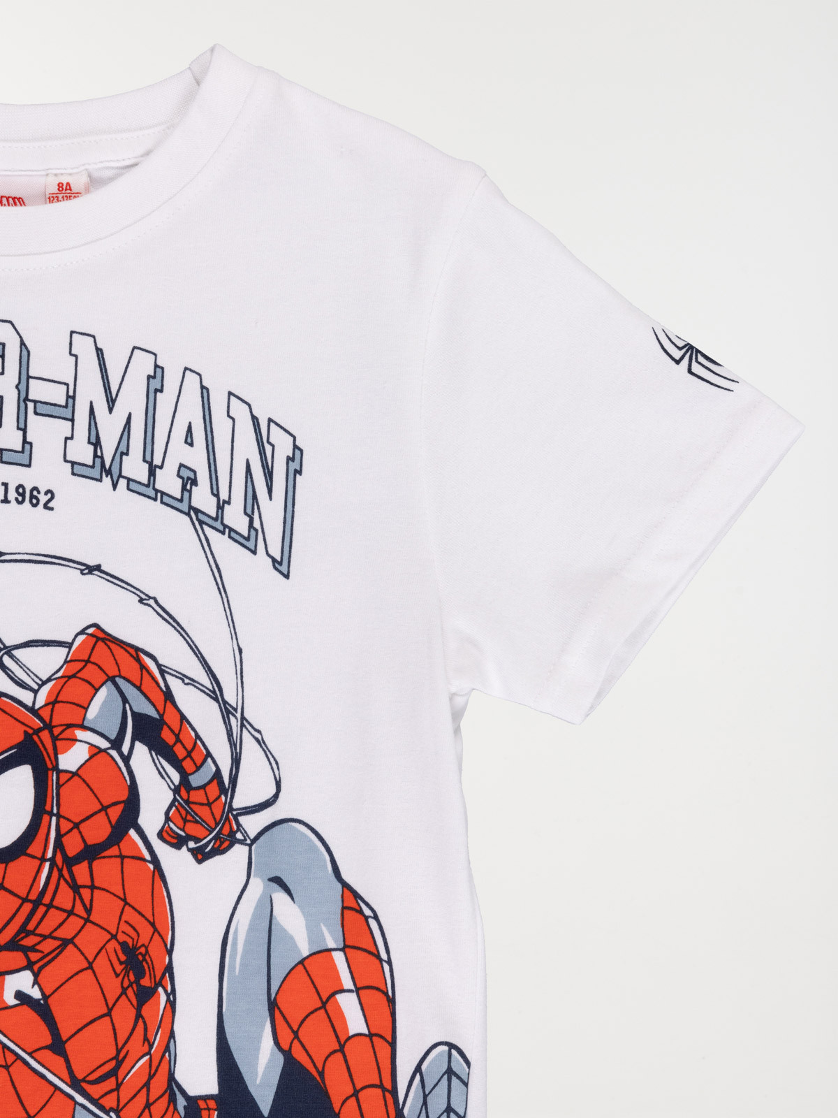 T-shirt Spiderman garçon blanc (3-12A)