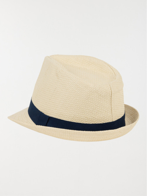 Chapeau paille marine enfant