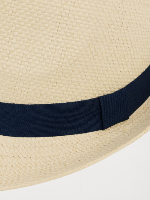 Chapeau paille marine enfant