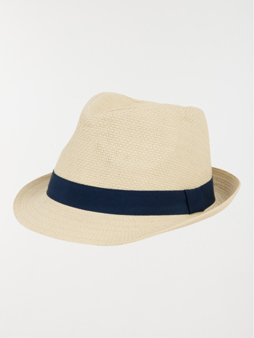 Chapeau paille marine enfant