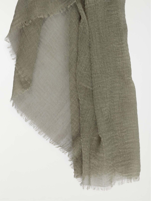 Foulard uni sauge femme