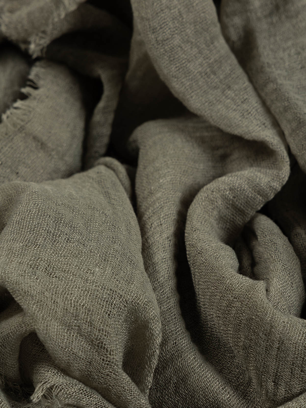 Foulard uni sauge femme