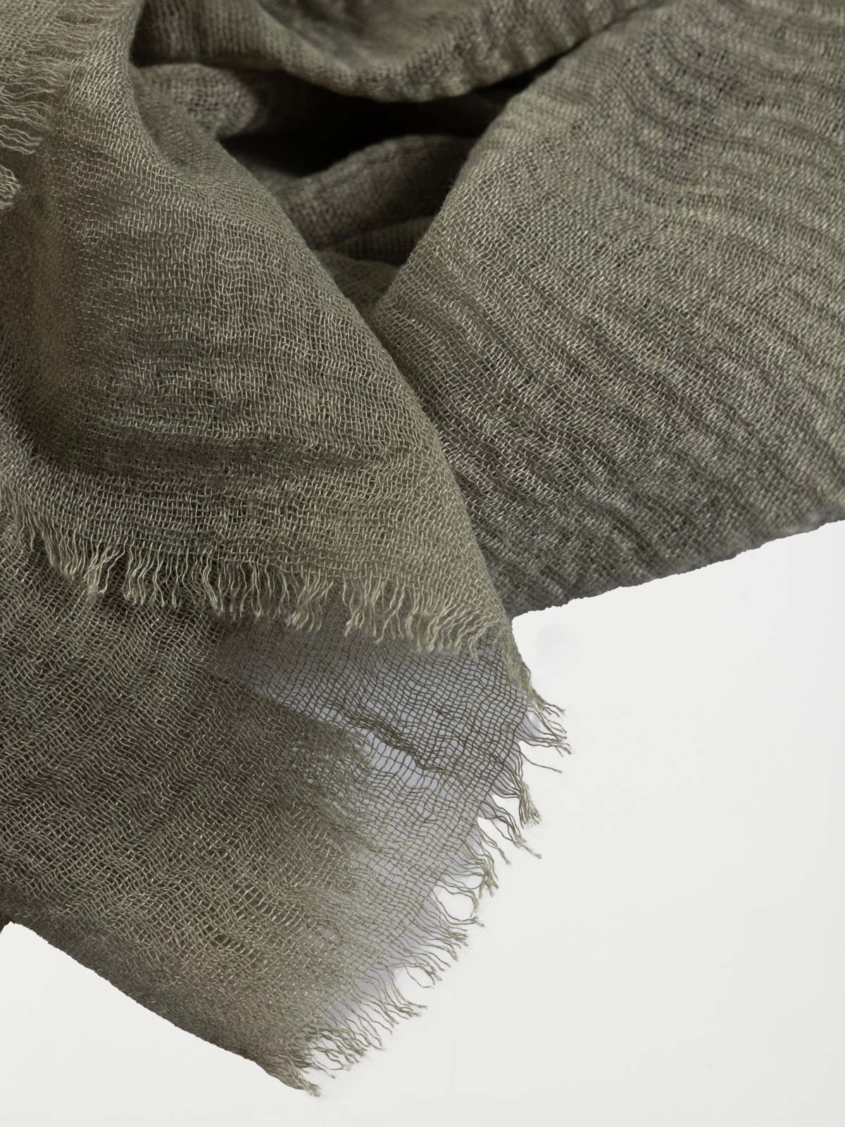 Foulard uni sauge femme