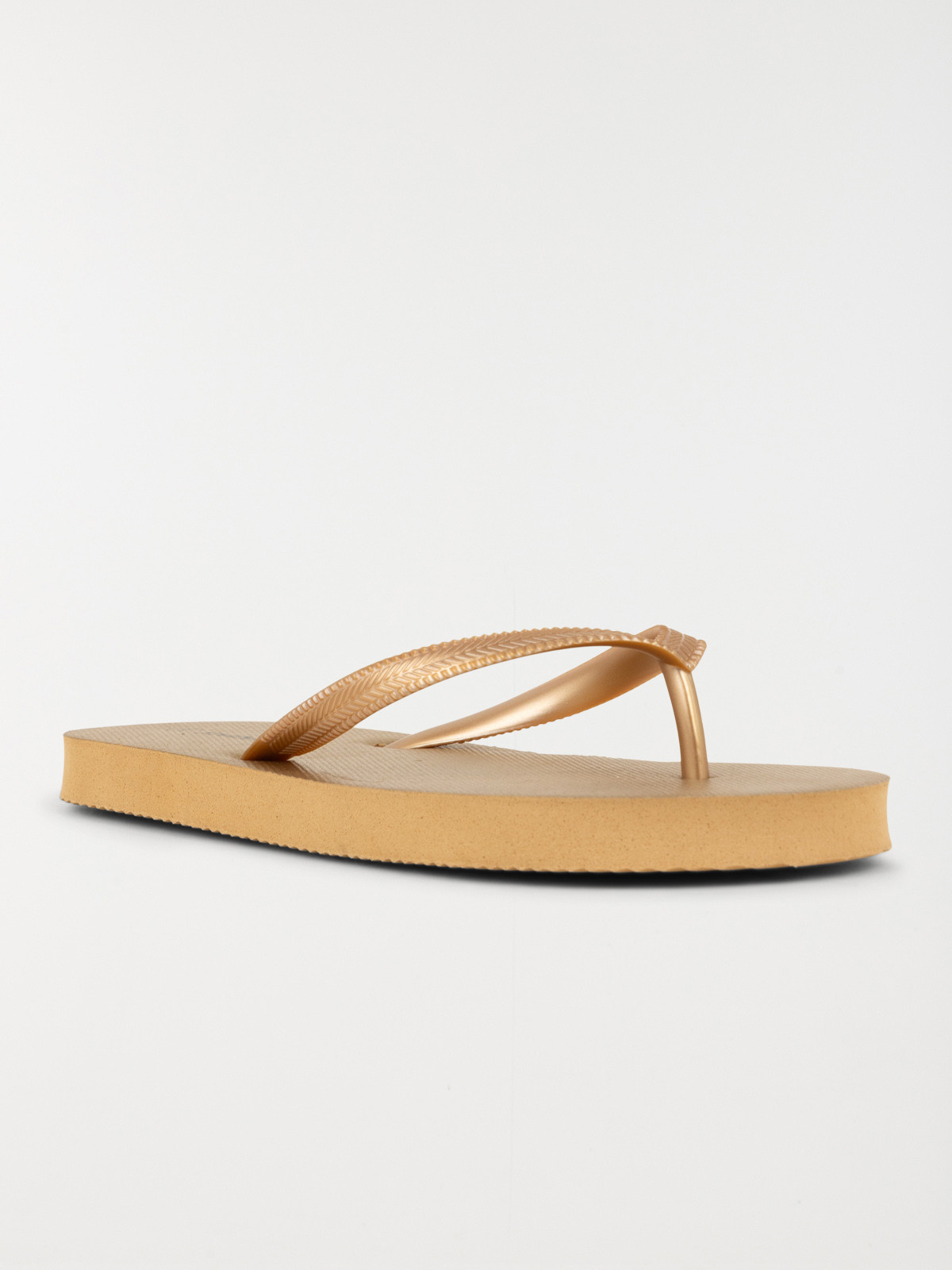 Tong coloris doré rose (31-35)