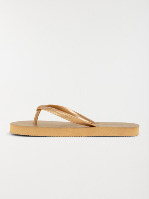 Tong coloris doré rose (31-35)