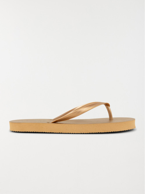 Tong coloris doré rose (31-35)