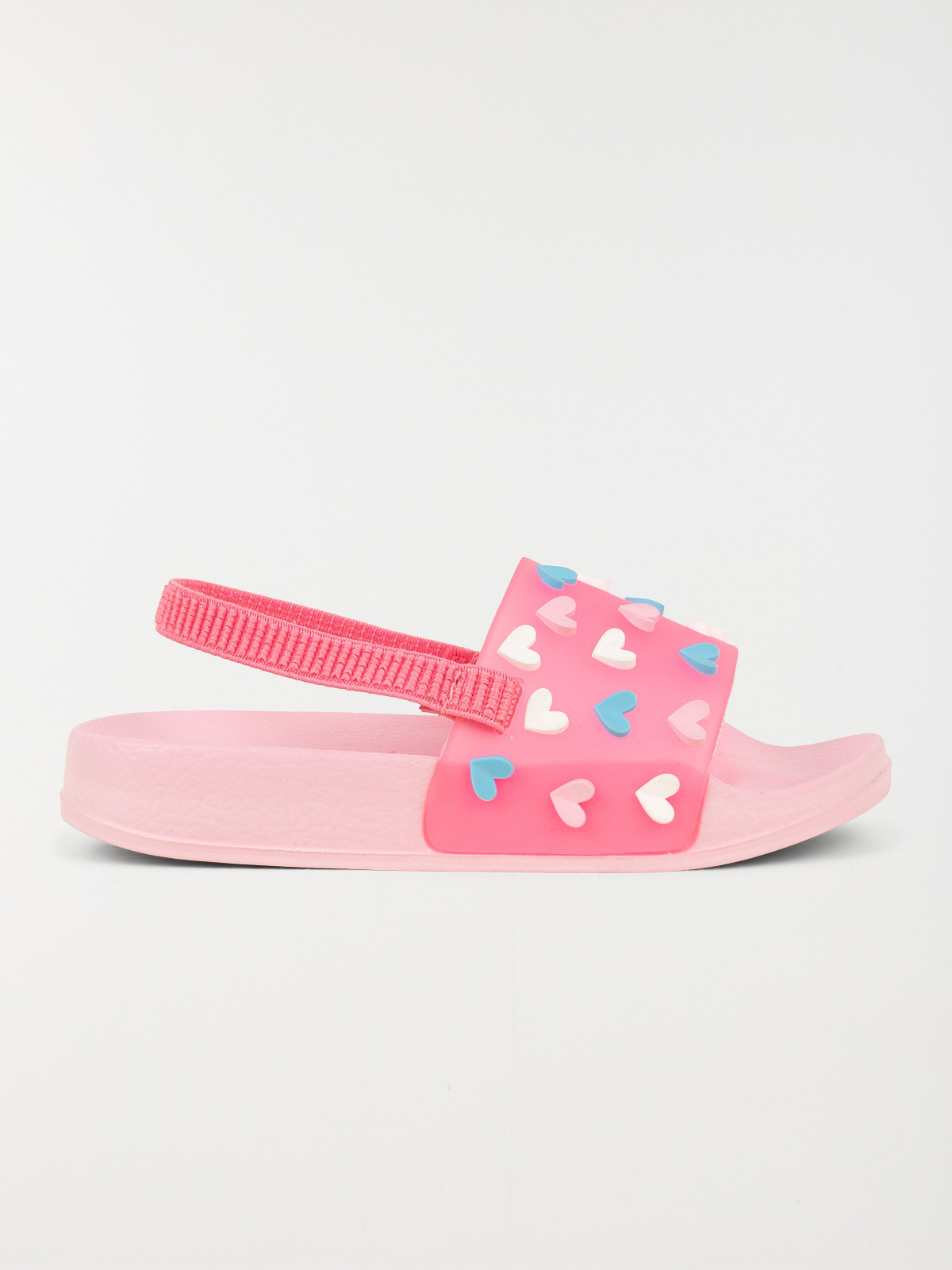 Claquette motif coeur fille (24-30)