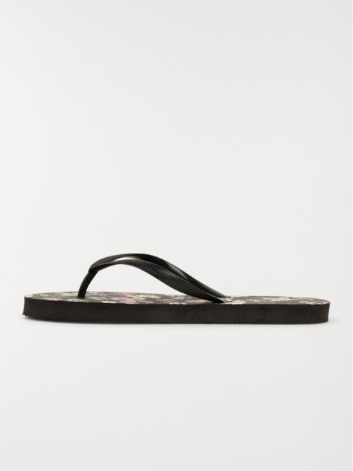 Tong motif floral femme...