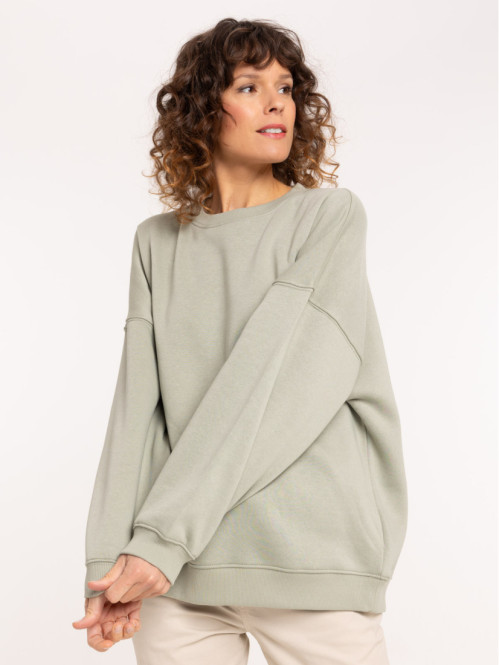 Sweat uni col rond femme Sweat uni col rond femme