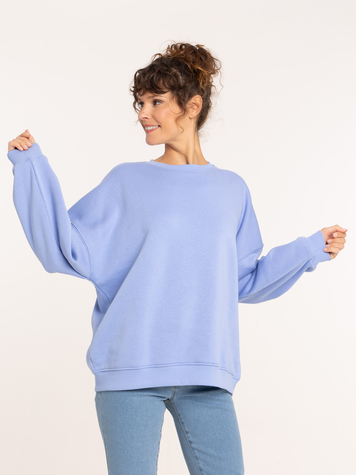 Sweat femme uni col rond Sweat femme uni col rond