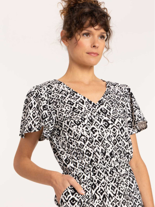 Robe motif ethnique femme