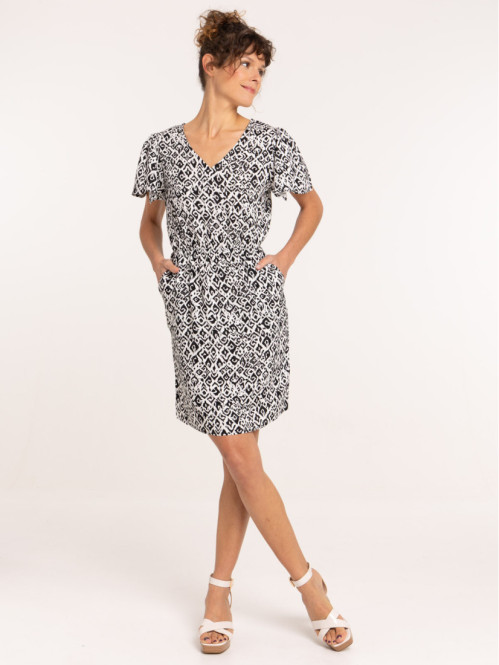 Robe motif ethnique femme