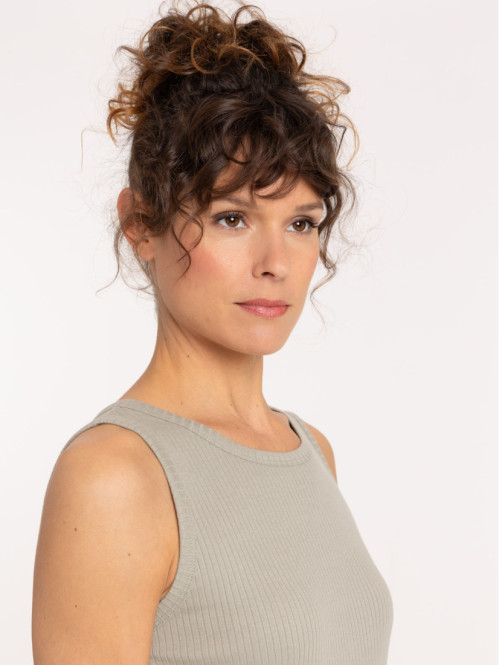 Robe longue côtelée femme Robe longue côtelée femme