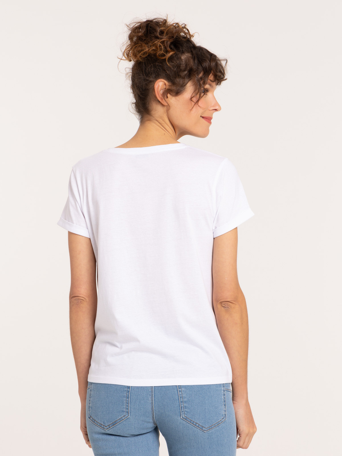 T-shirt amour heureuse femme