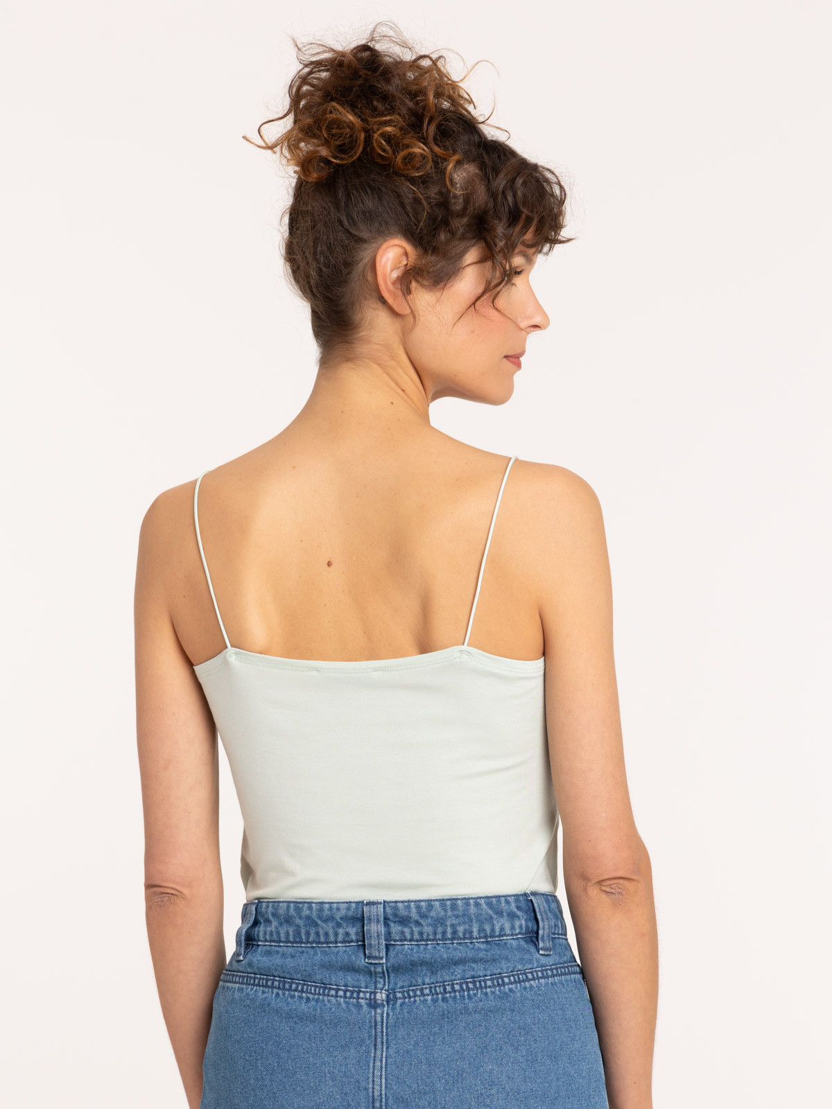 Débardeur bretelles vert d'eau femme Débardeur bretelles vert d'eau femme