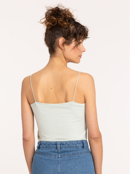 Débardeur bretelles vert...