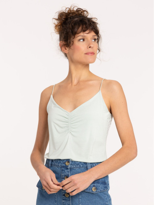 Débardeur bretelles vert...