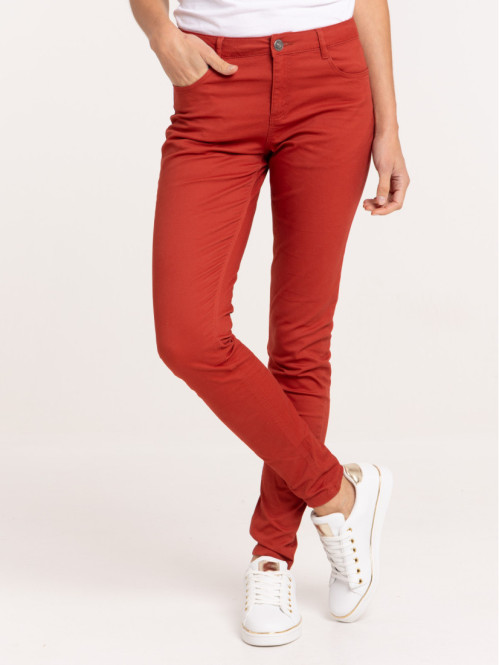 Pantalon skinny coloris...