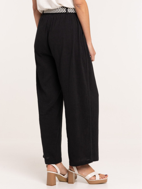 Pantalon noir large...