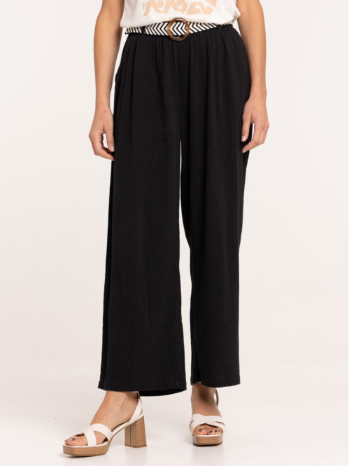 Pantalon noir large...