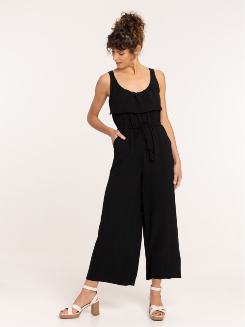 Combipantalon noir femme