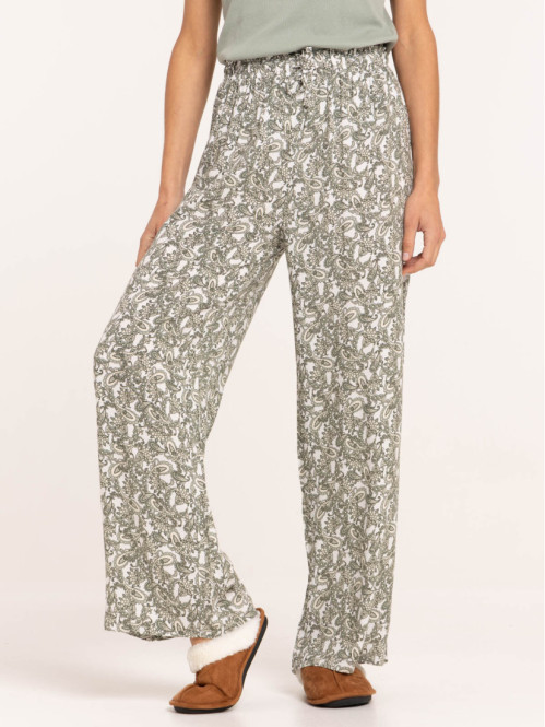 Bas de pyjama imprimé femme