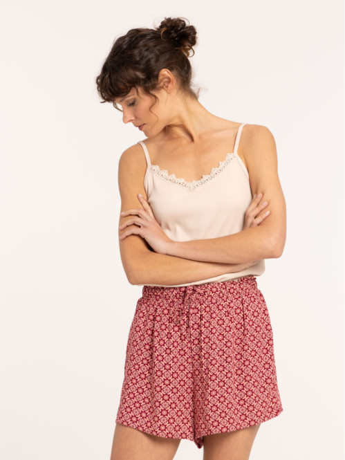 Bas de pyjama graphique femme