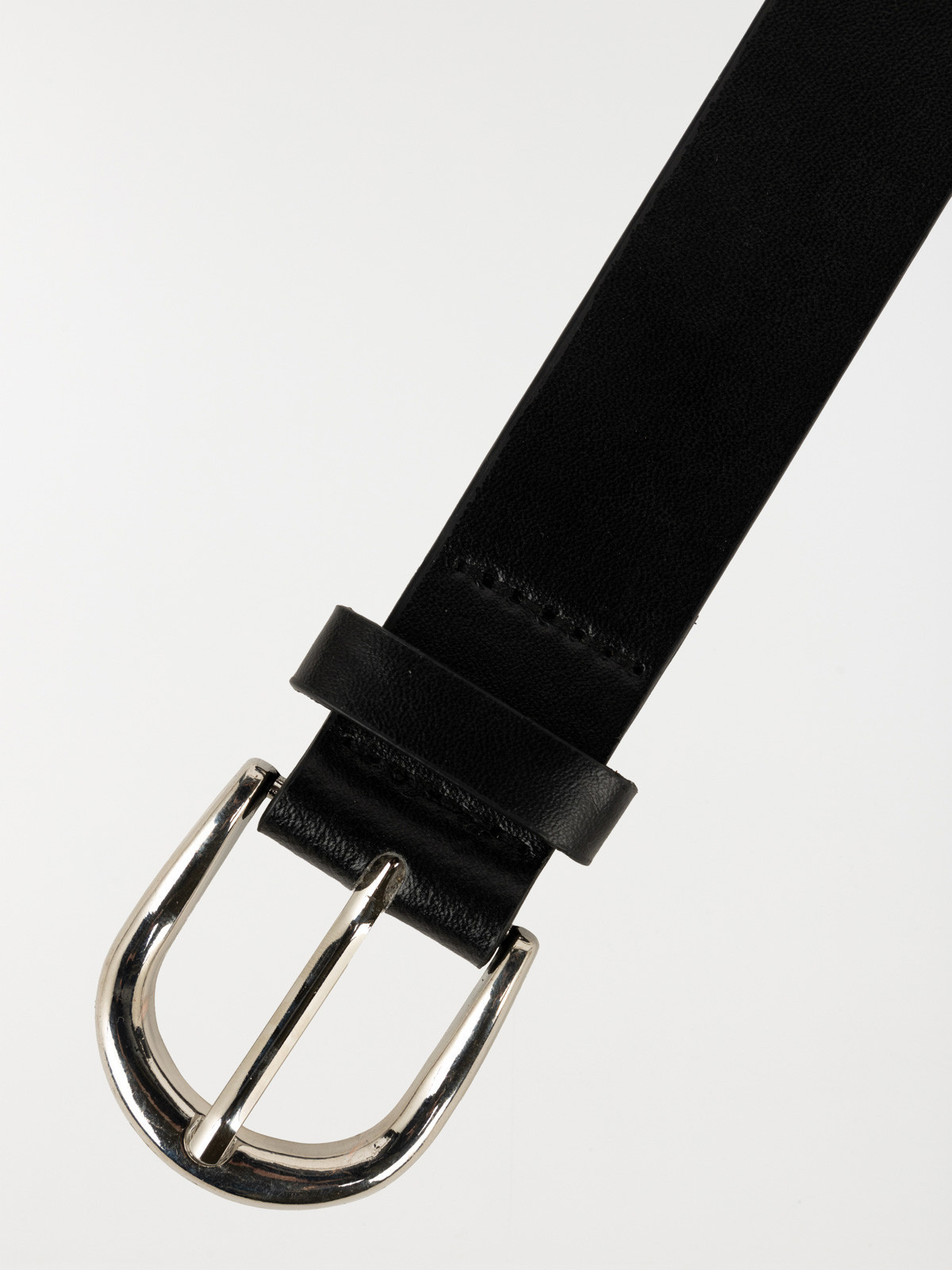 Ceinture noire boucle dorée femme Ceinture noire boucle dorée femme