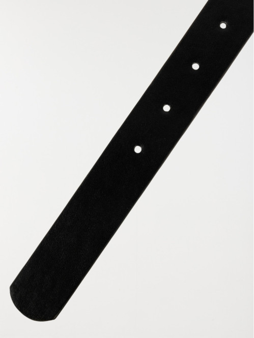 Ceinture noire boucle dorée...