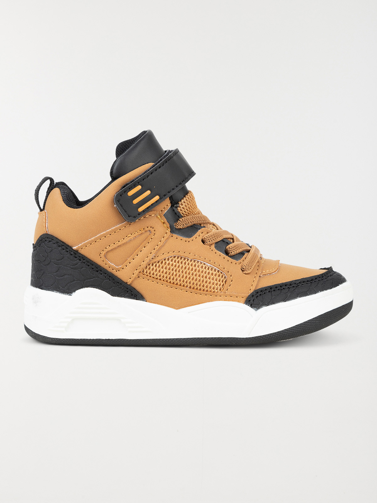 Baskets montantes garçon camel (31-38)
