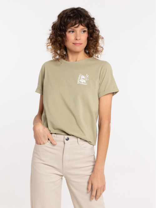 T-shirt motif devant et dos...