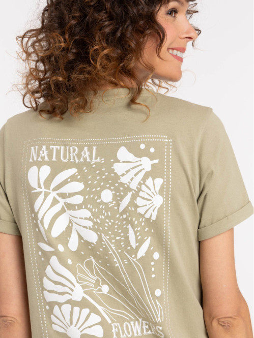 T-shirt motif devant et dos...