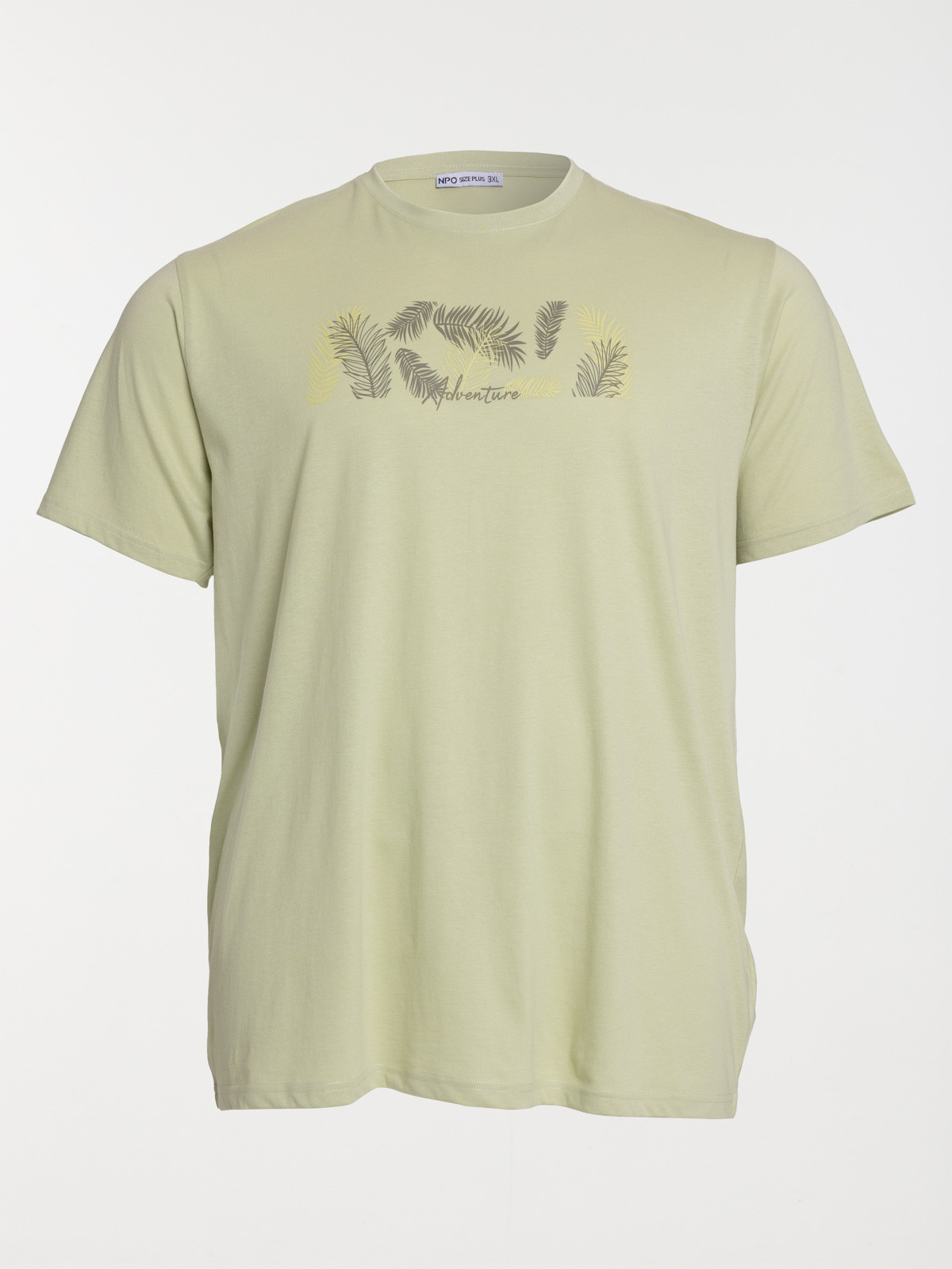 T-shirt feuillage grande taille homme