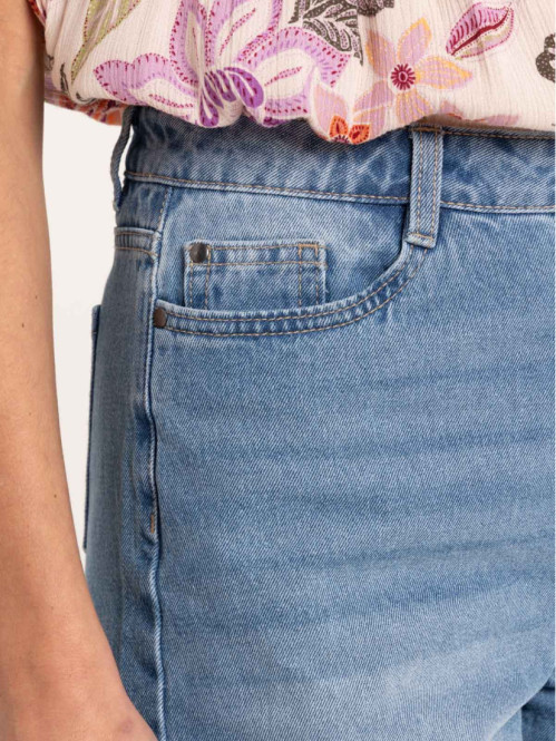 Bermuda jean double stone femme Bermuda jean double stone femme