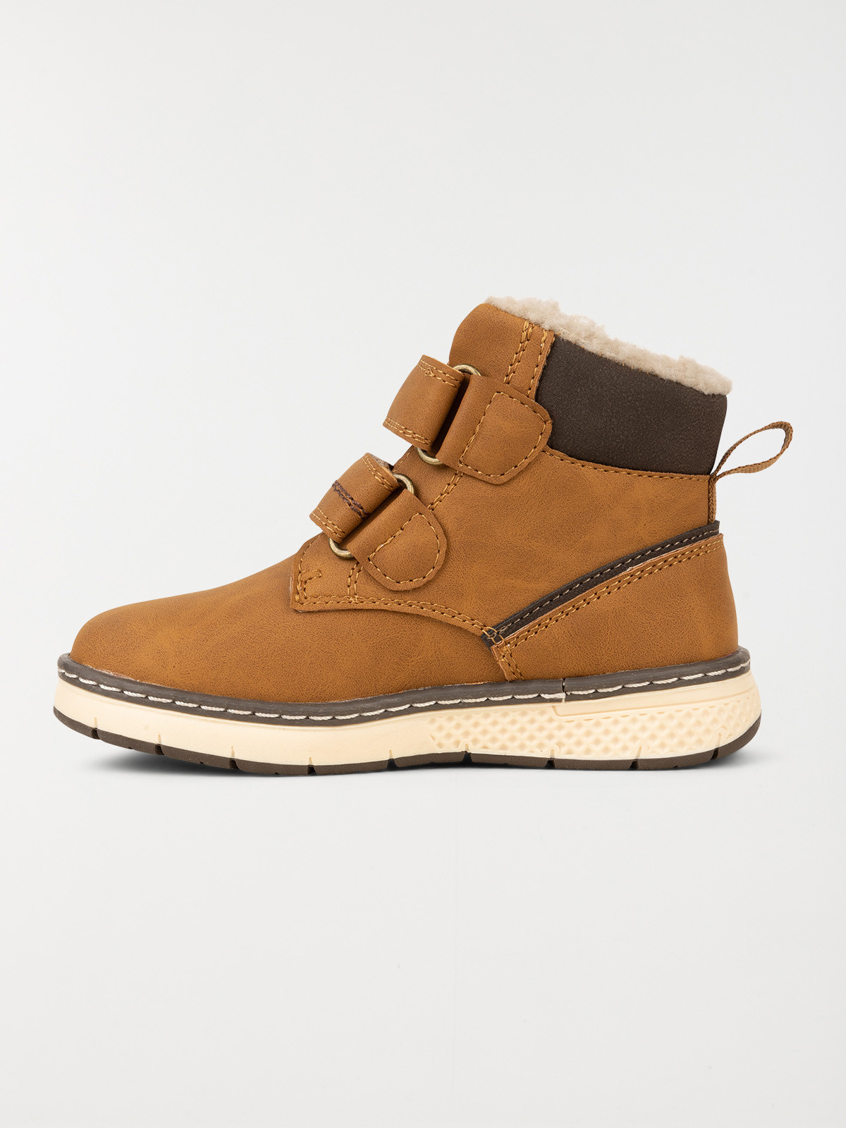 Boots marrons scratchs garçon (31-35)