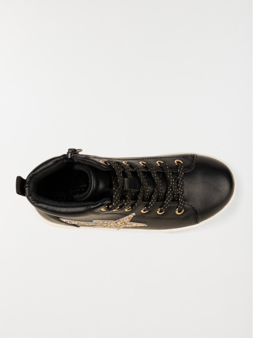 Baskets montantes étoile fille (31-36)