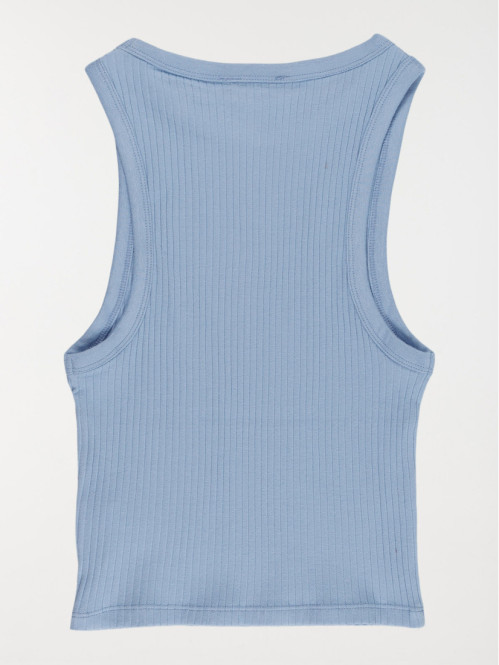 Débardeur côtelé fille (XXS-M)