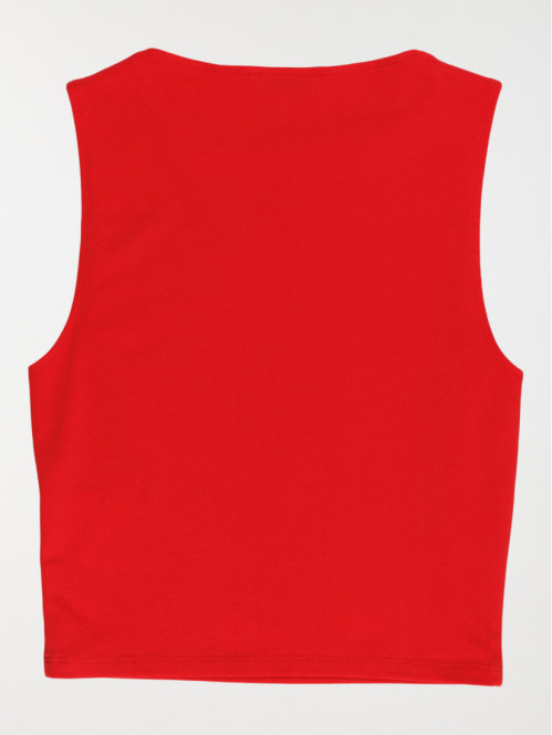Débardeur fille rouge (XXS-M)