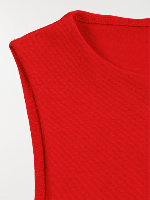 Débardeur fille rouge (XXS-M)