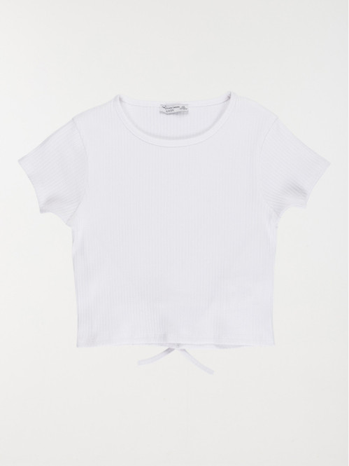 Tee-shirt fantaisie dos fille (XXS-M)