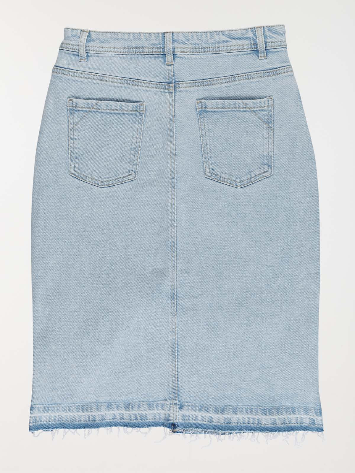 Jupe en jean longue fille (XXS-M) Jupe en jean longue fille (XXS-M)