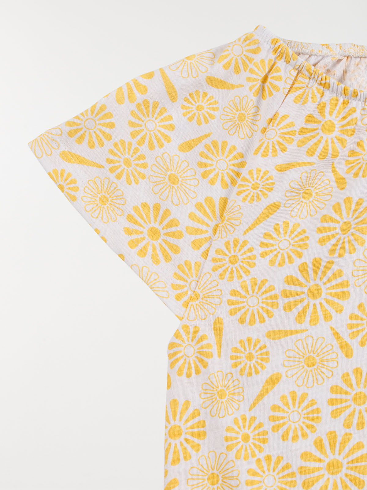 Tee-shirt blanc fleuri fille (3-12A) Tee-shirt blanc fleuri fille (3-12A)