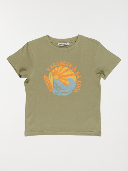 Tee-shirt surf et soleil garçon (3-12A)