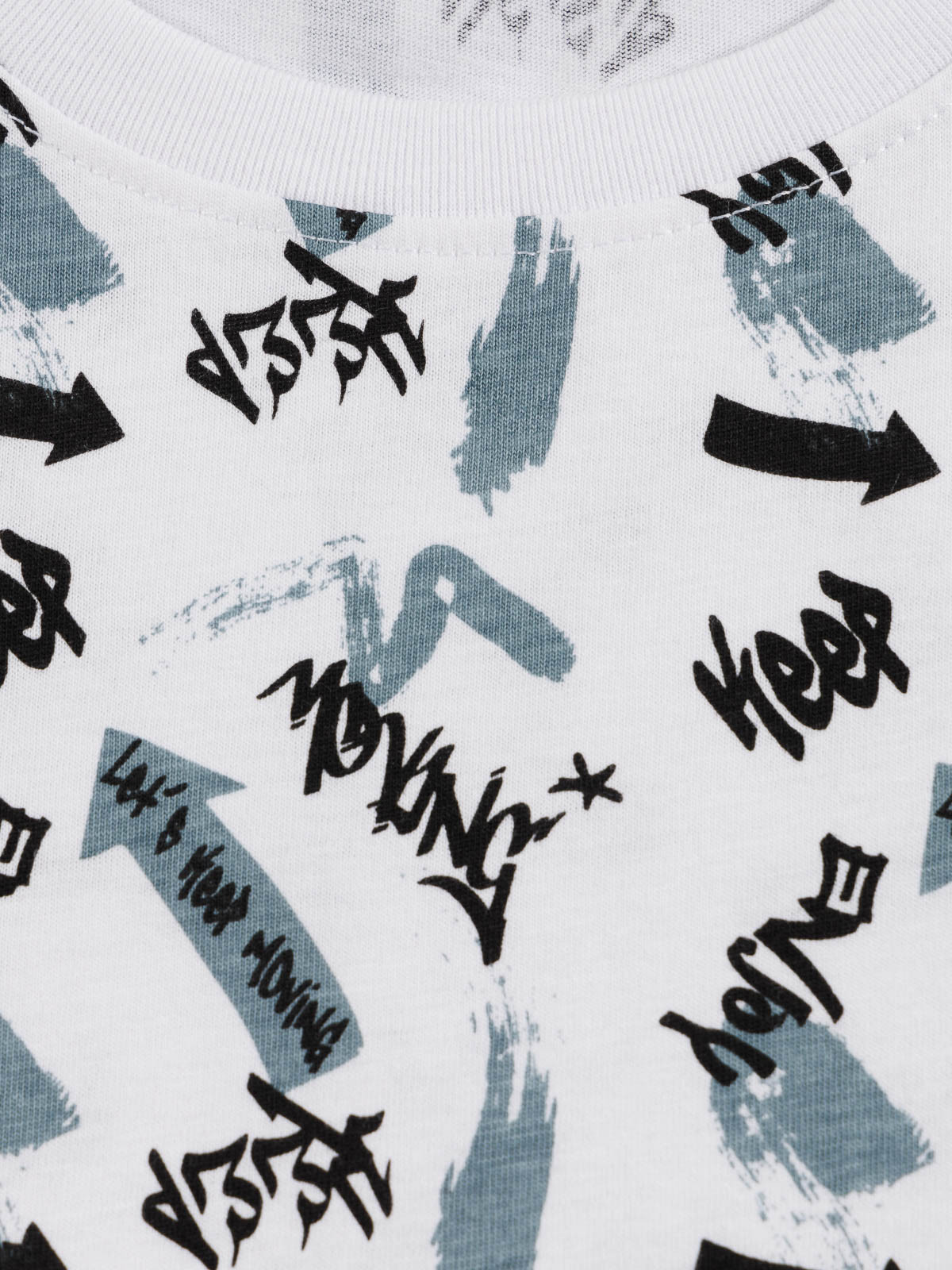 Tee-shirt blanc imprimé garçon (3-12A) Tee-shirt blanc imprimé garçon (3-12A)