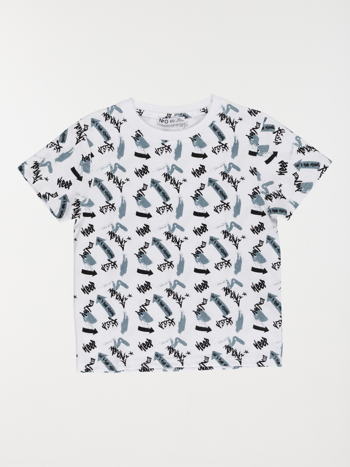 Tee-shirt blanc imprimé garçon (3-12A)