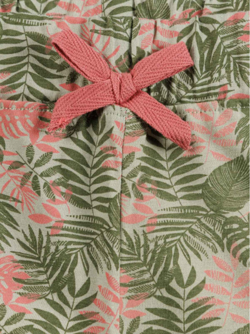 Short imprimé feuillage...